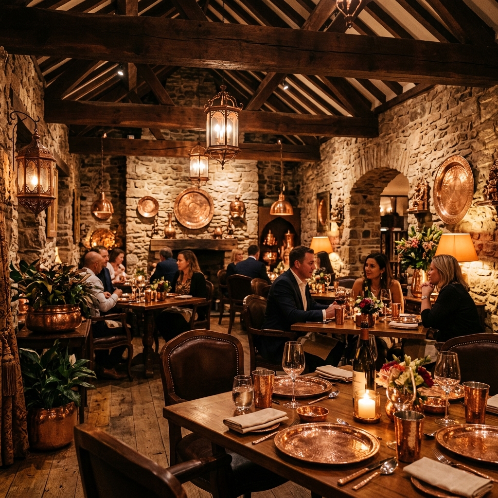 Bukhara Luxury Rustic Dining Room